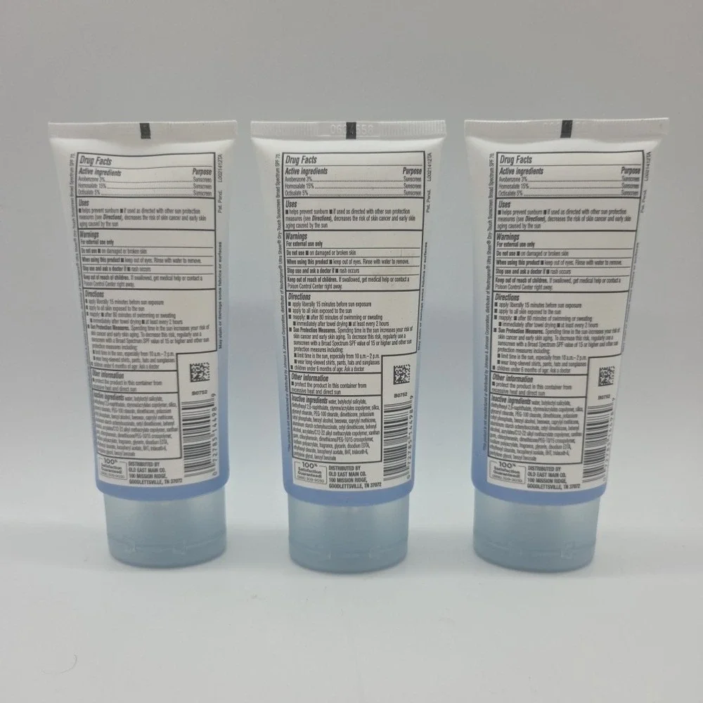 Lot 3 STUDIO SELECTION Sheer Touch Sunscreen Lotion w Broad Spectrum SPF 70 3 oz